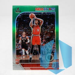 2019-20 NBA Hoops Premium Stock Nassir Little #220 Green Prizm RC